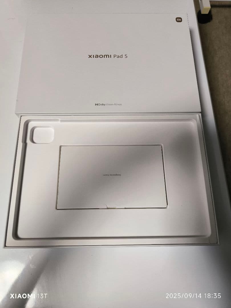 Xiaomi PAD5(保護ケース・保護フィルム付、充電器無)