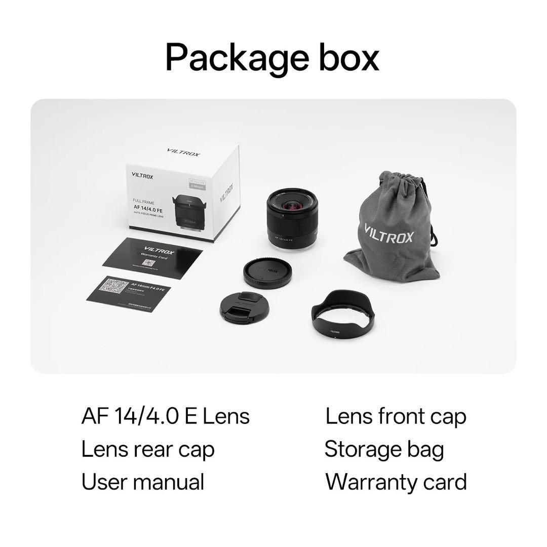 VILTROX AF 14/4.0 FE 14mm f4.0 eマウント
