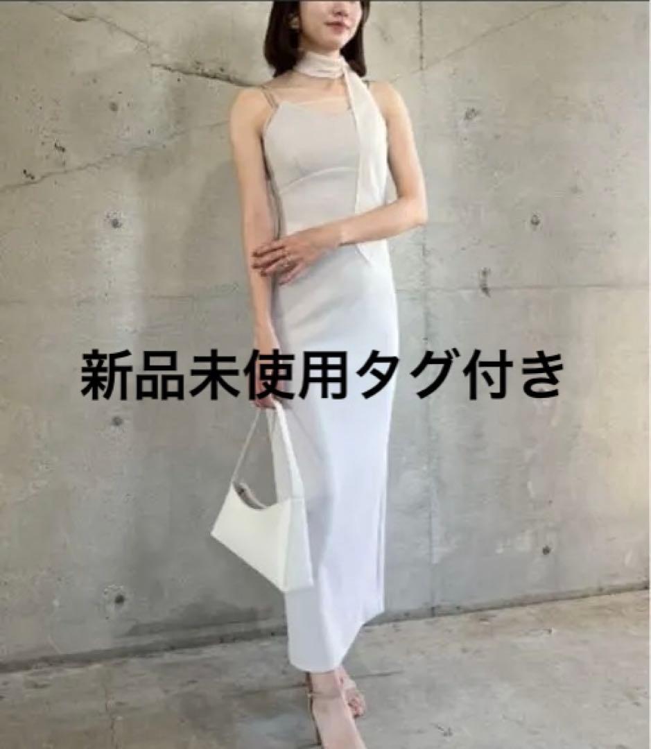 anuans シアーレイヤーキャミワンピース