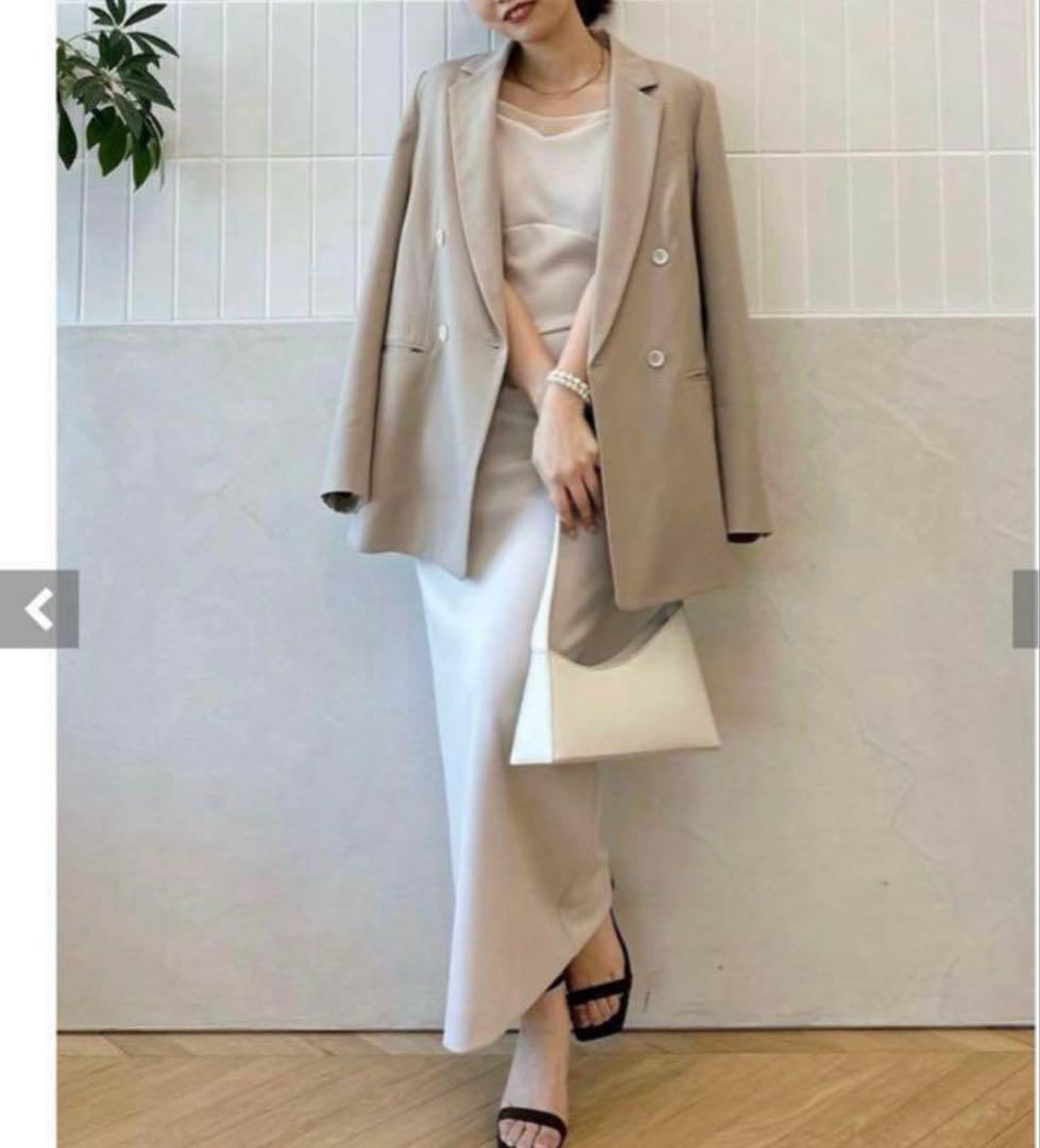 anuans シアーレイヤーキャミワンピース