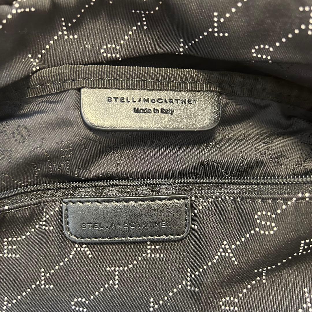 ステラマッカートニー　ボディバッグ　ナイロン　総柄　ブラック 黒