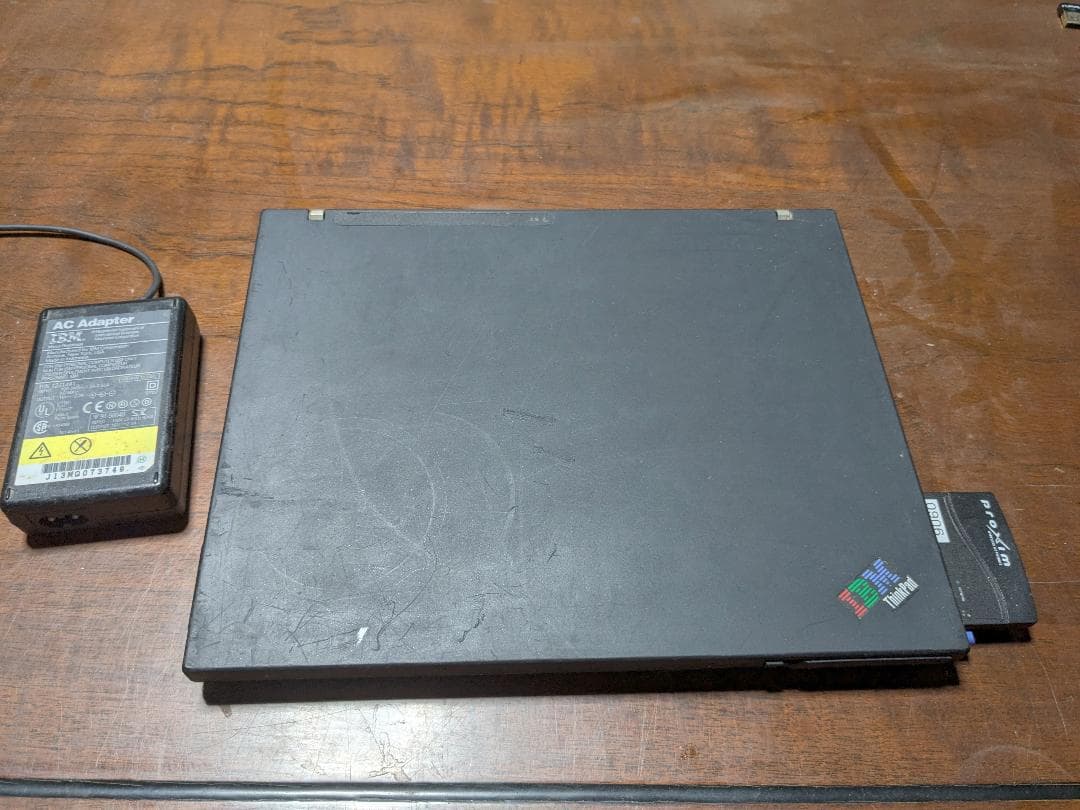 Thinkpad X40 CFでSSD化 debianインストール