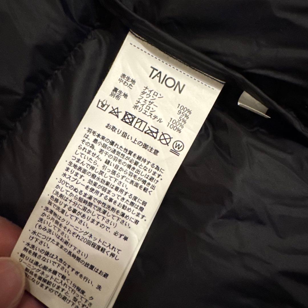 サ*ー様 TAION タイオン ベンチダウンコートTAION-126WZXST-