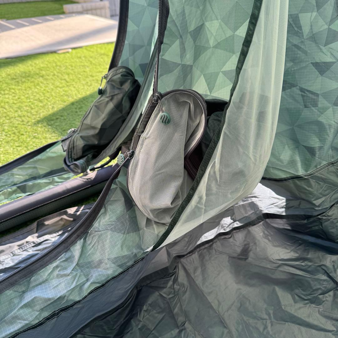 ハイムプラネット ケイブ エアーテント　ポンプ　フットプリント付き