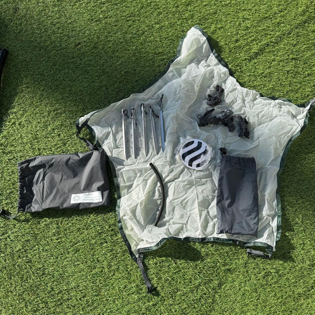 ハイムプラネット ケイブ エアーテント　ポンプ　フットプリント付き