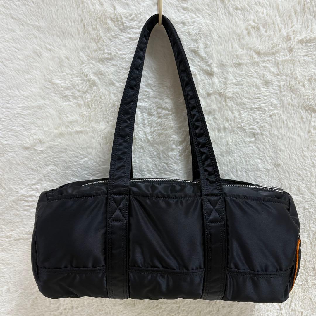 極上品✨人気 ポーター タンカー ミニボストンバッグ ドラム Sサイズ ブラック