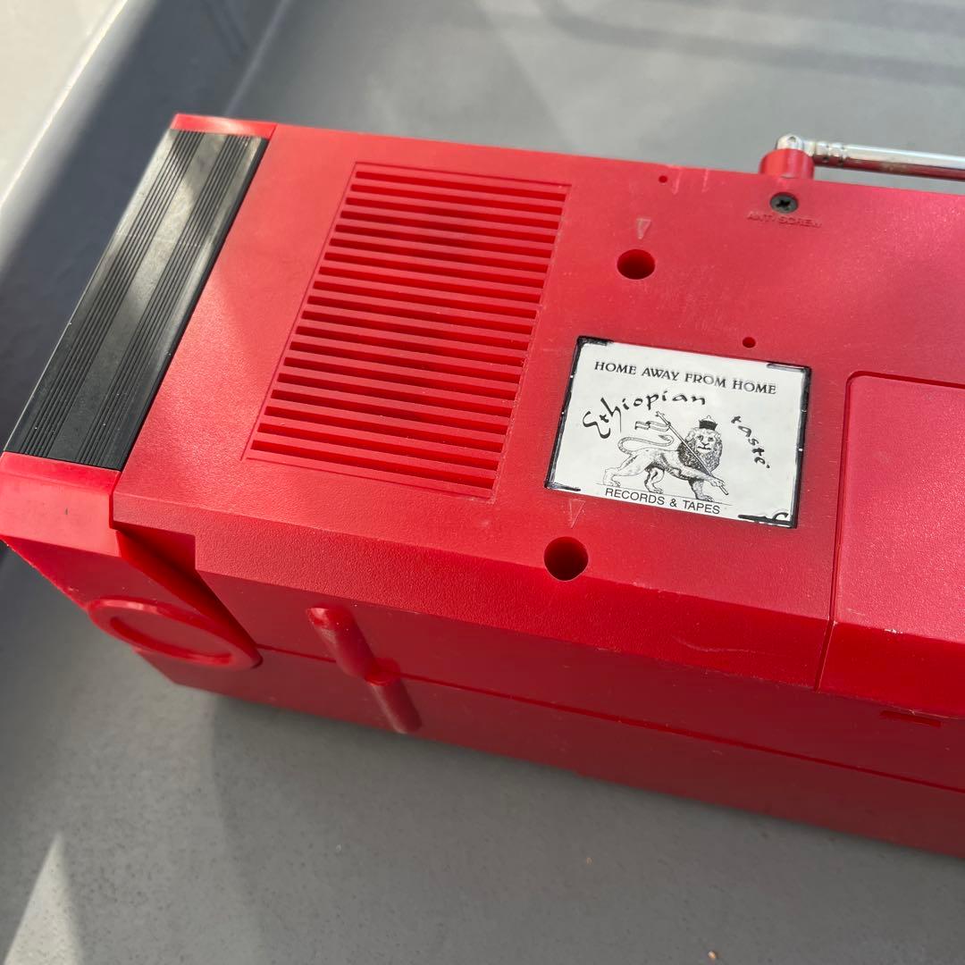 レゲエ　ジャマイカ　カセット　レコード　ラジカセ　ラスタカラー　80s