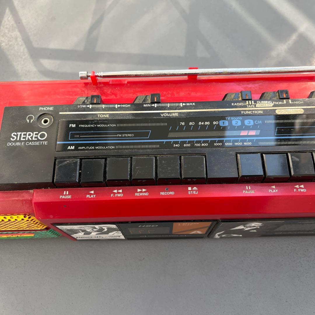 レゲエ　ジャマイカ　カセット　レコード　ラジカセ　ラスタカラー　80s