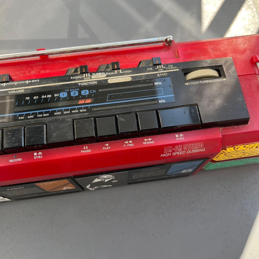 レゲエ　ジャマイカ　カセット　レコード　ラジカセ　ラスタカラー　80s