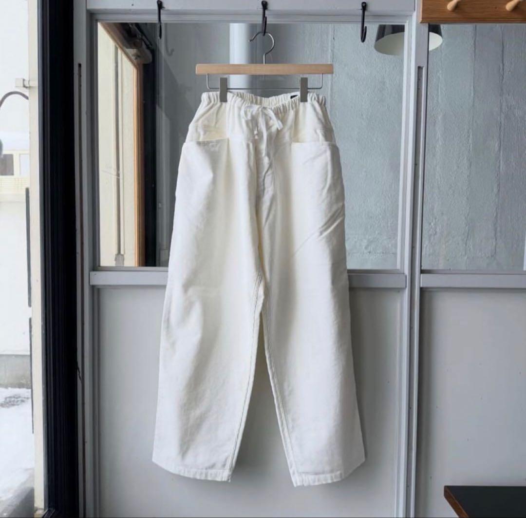 新品 26ss COMOLI コモリ コーデュロイ ドローストリング パンツ 2