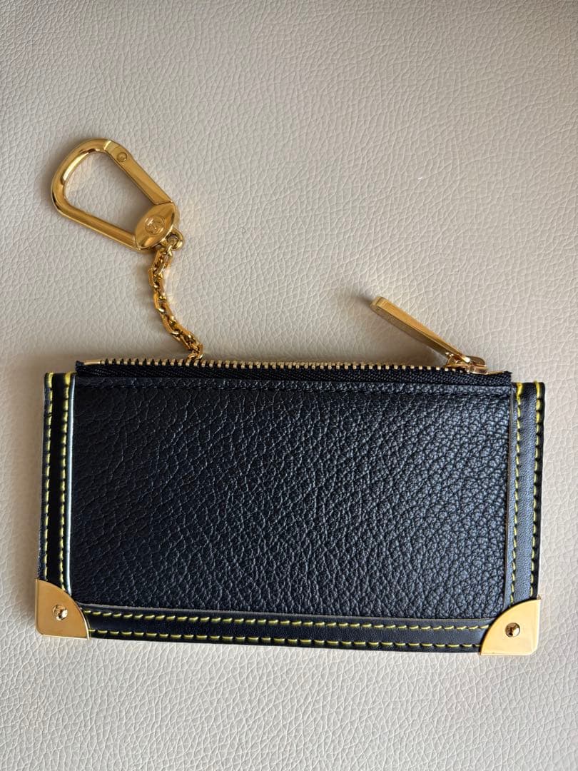 ルイビィトン　キーケース　カードケース　未使用　黒　やぎ革　付属品完備