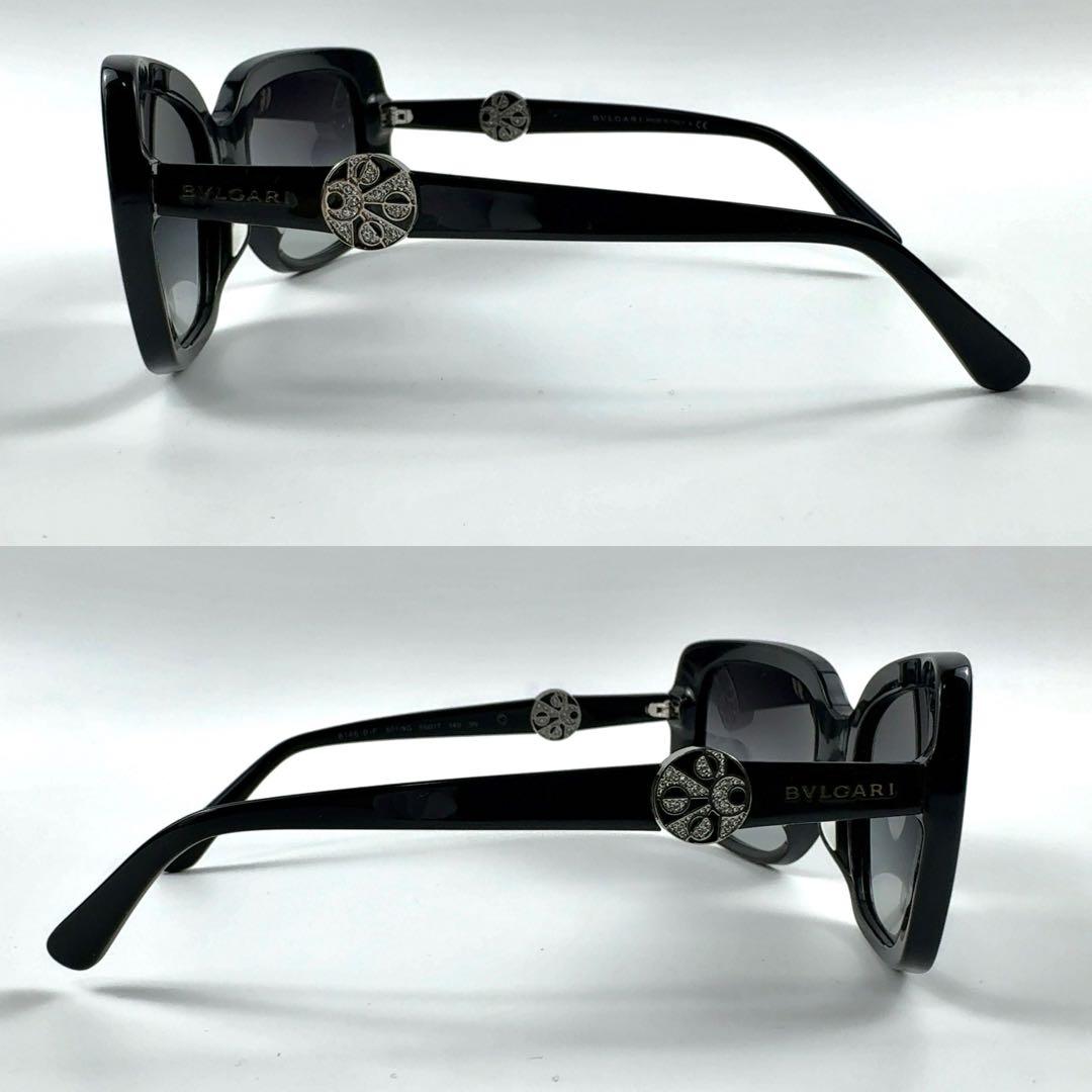 【極美品】ブルガリ サングラス 8164-BF ブラック