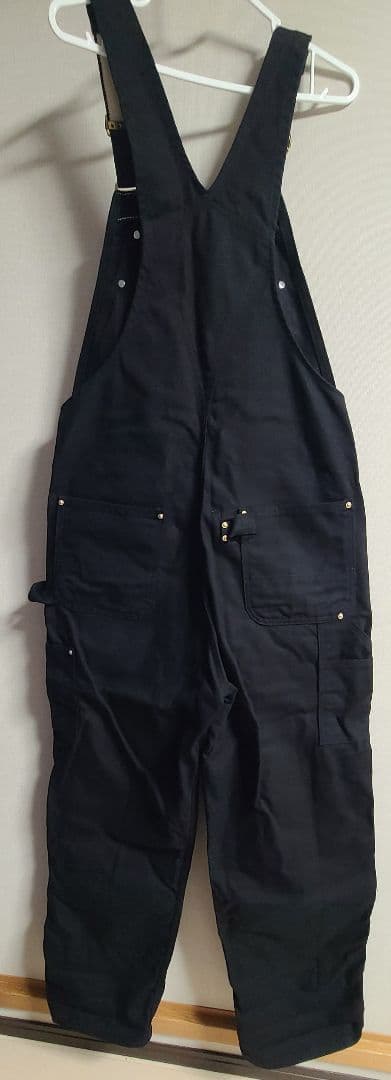 MADE IN USA製 Carhartt ダブルニー オーバーオール ブラック