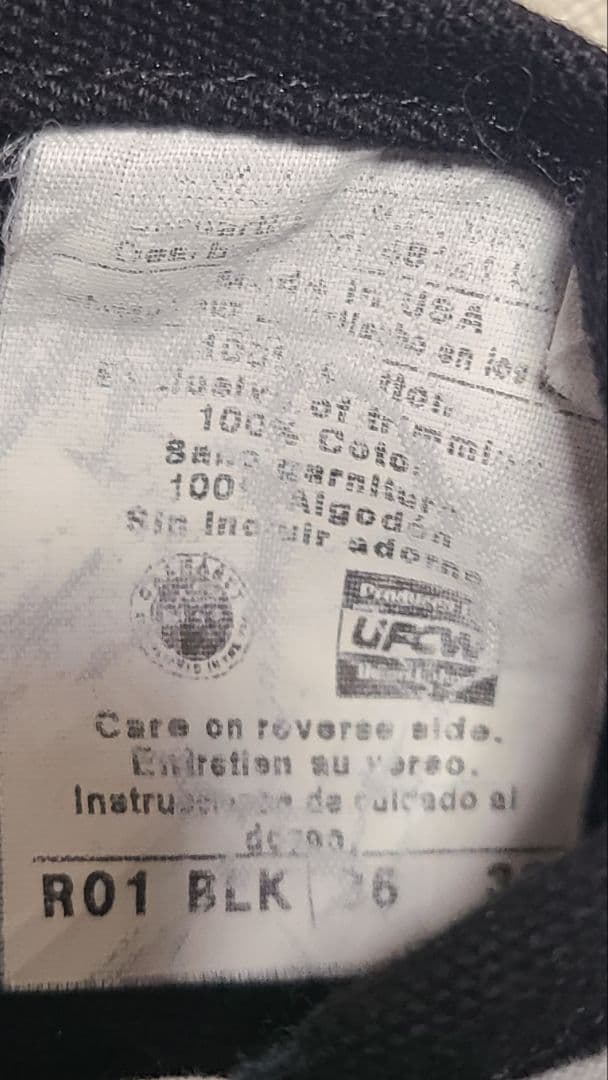 MADE IN USA製 Carhartt ダブルニー オーバーオール ブラック