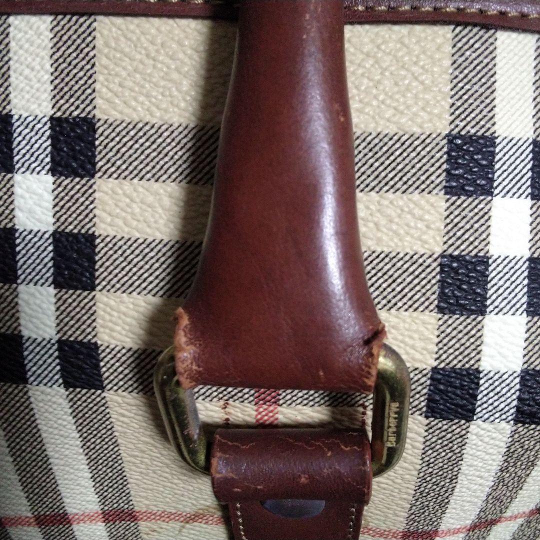 BURBERRY バーバリー 大容量　シャドーホースボストンバック ノバチェック