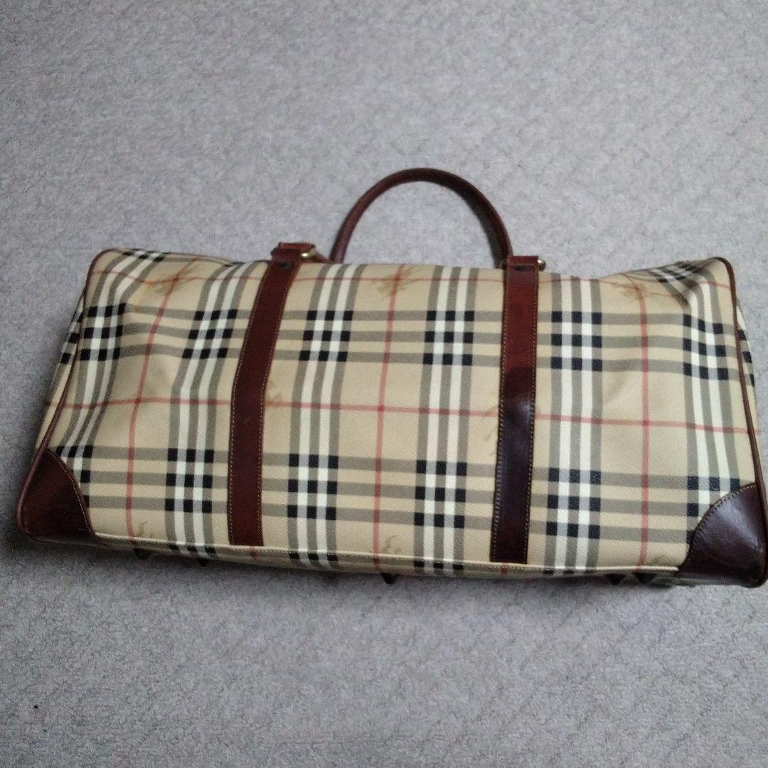 BURBERRY バーバリー 大容量　シャドーホースボストンバック ノバチェック