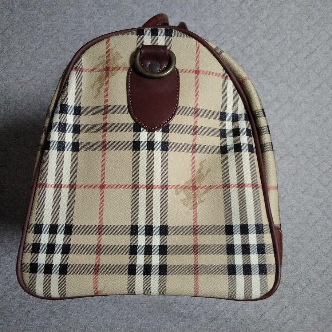 BURBERRY バーバリー 大容量　シャドーホースボストンバック ノバチェック