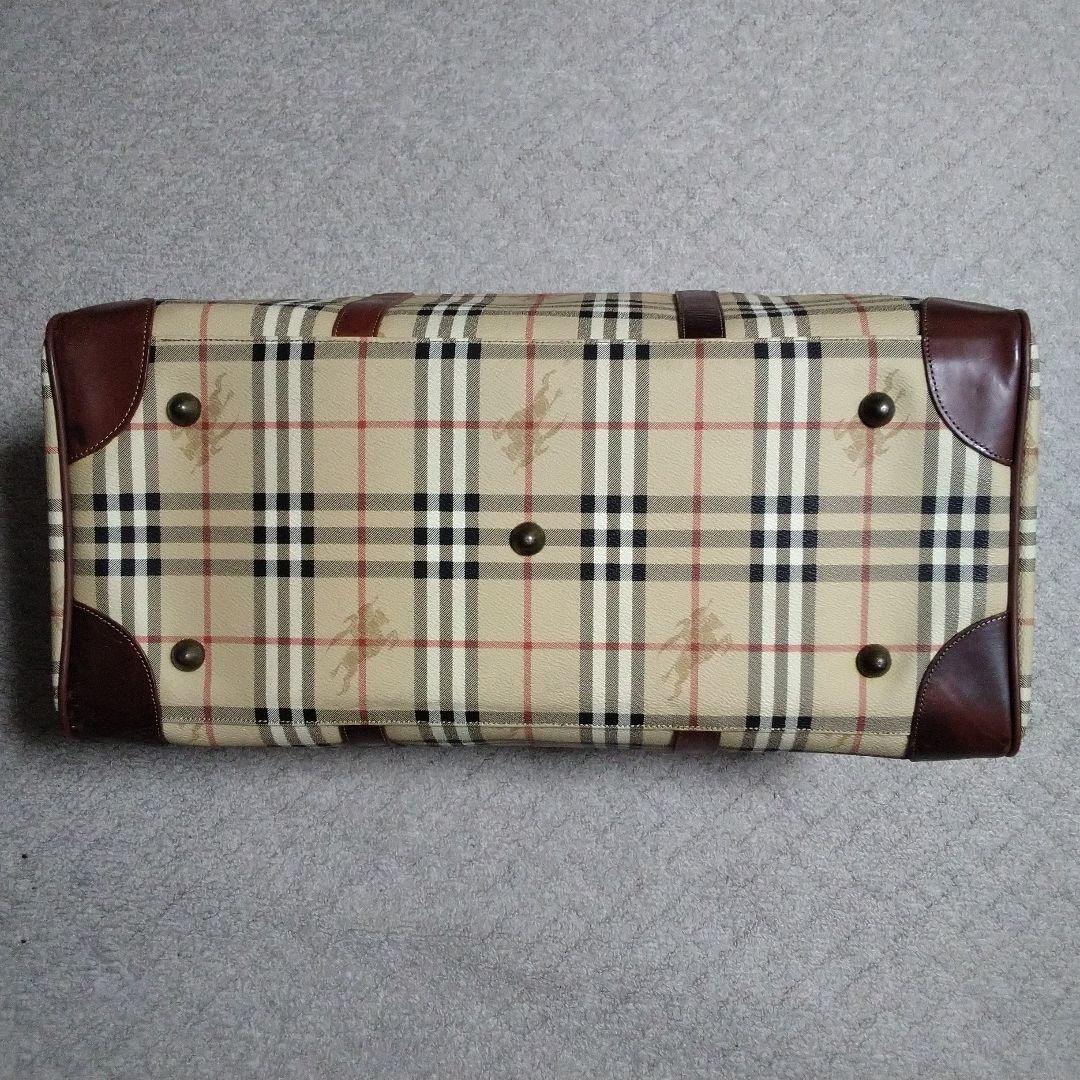 BURBERRY バーバリー 大容量　シャドーホースボストンバック ノバチェック