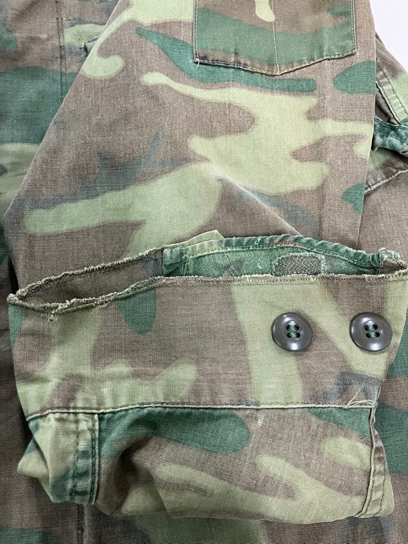 米軍実物 60's ERDL ノンリップ　ジャングルファティーグ　モディファイ