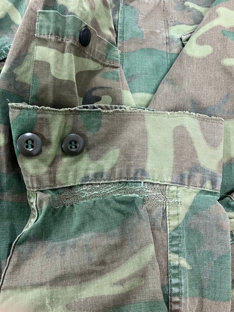 米軍実物 60's ERDL ノンリップ　ジャングルファティーグ　モディファイ