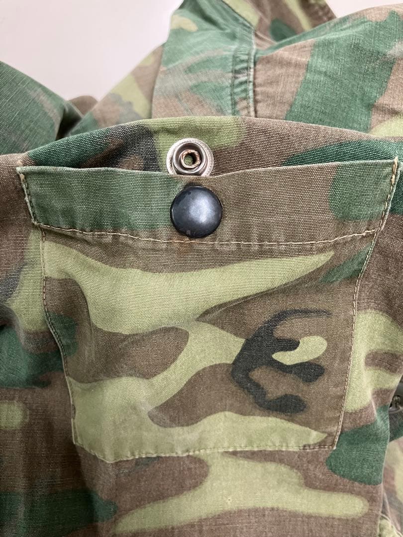 米軍実物 60's ERDL ノンリップ　ジャングルファティーグ　モディファイ