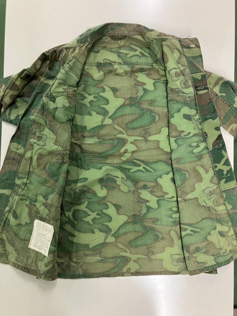 米軍実物 60's ERDL ノンリップ　ジャングルファティーグ　モディファイ