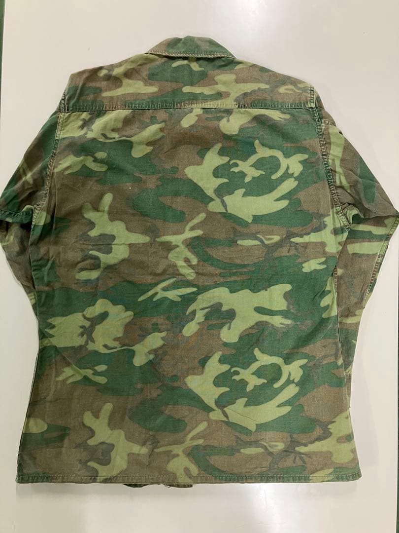 米軍実物 60's ERDL ノンリップ　ジャングルファティーグ　モディファイ