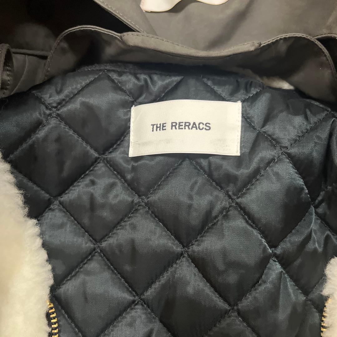 THE RERACS フード付きモッズコート グレー