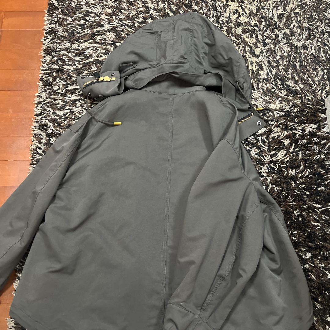 THE RERACS フード付きモッズコート グレー