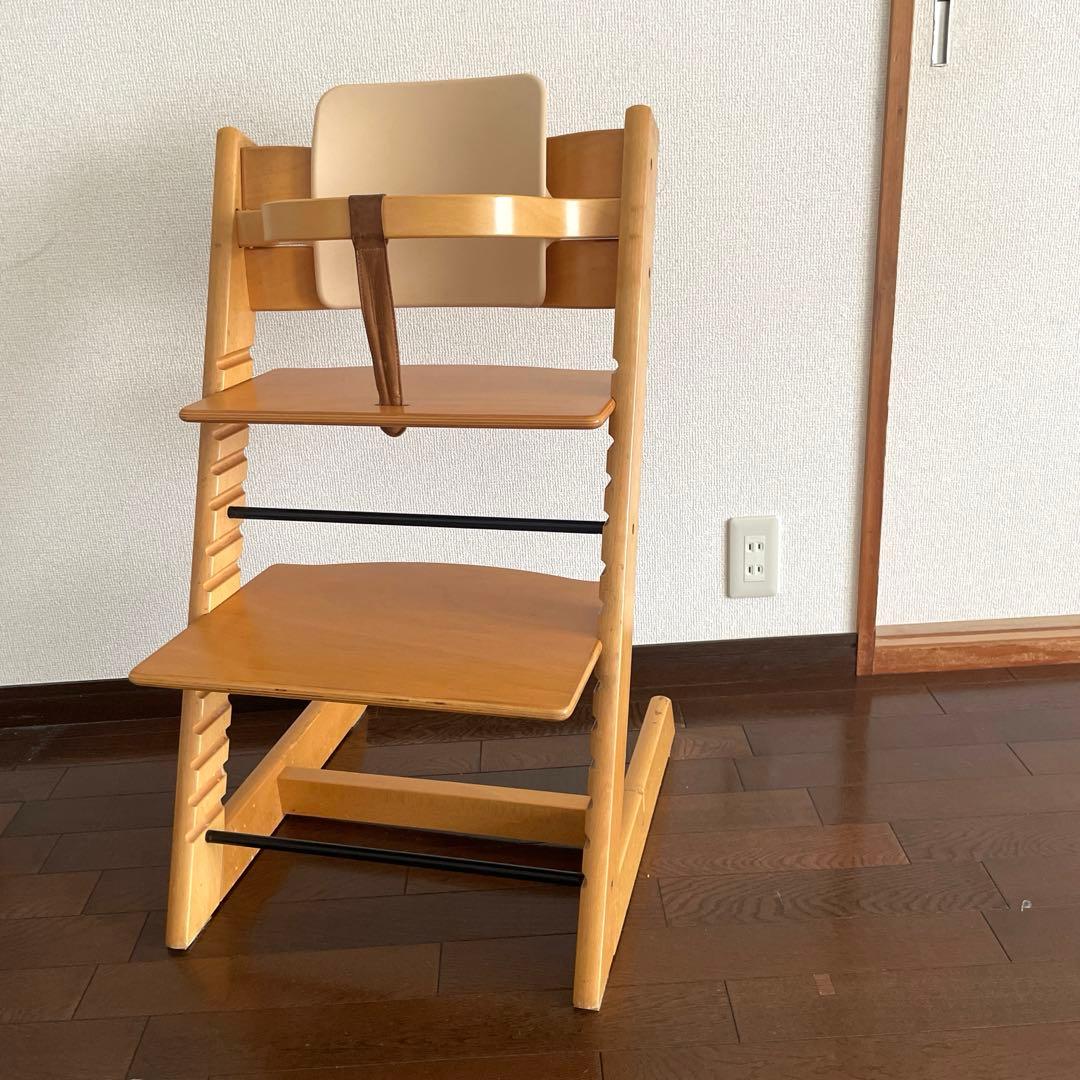 希少！ストッケ　トリップトラップ 旧型 ベビーセット付　ナチュラル