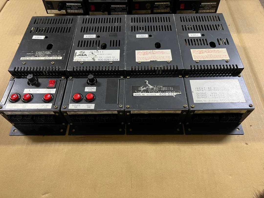 セガ電源　アストロシティ用などジャンク８本