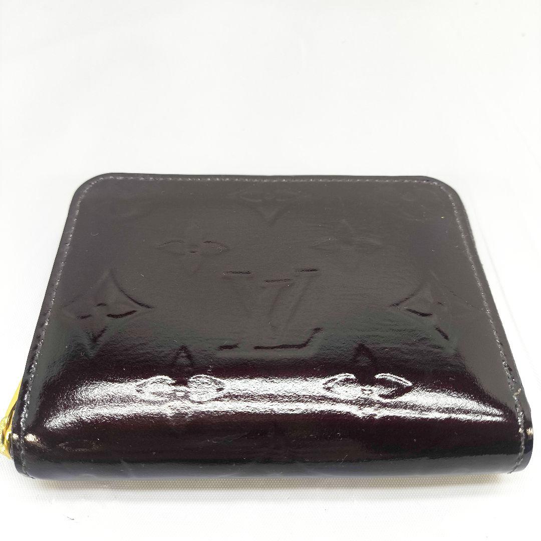 美品 ルイヴィトン ヴェルニ ジッピーパース ボルドー M93607