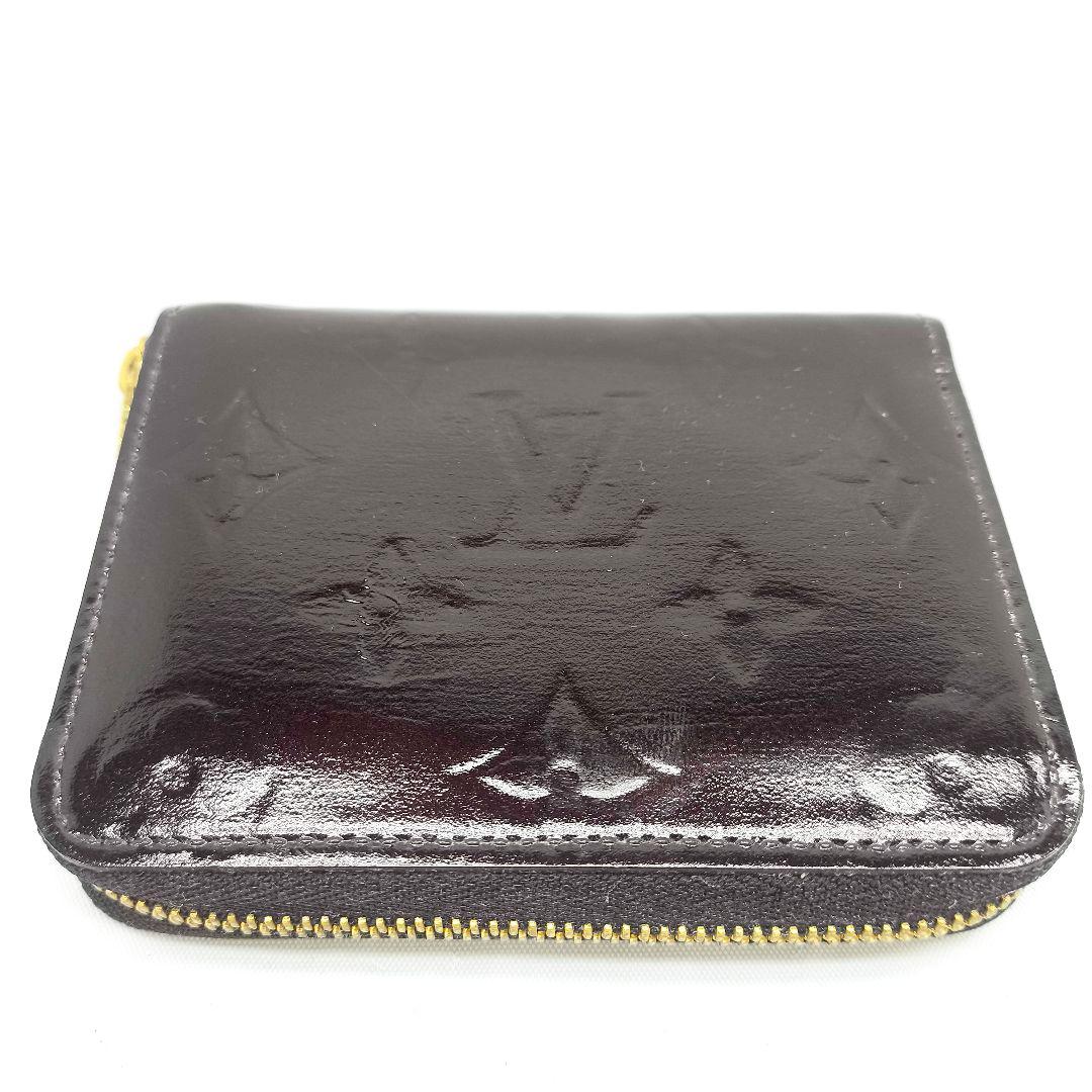美品 ルイヴィトン ヴェルニ ジッピーパース ボルドー M93607