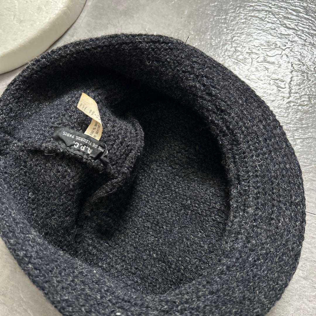 A.P.C.アーペーセー90sヴィンテージニット帽子スコットランド製