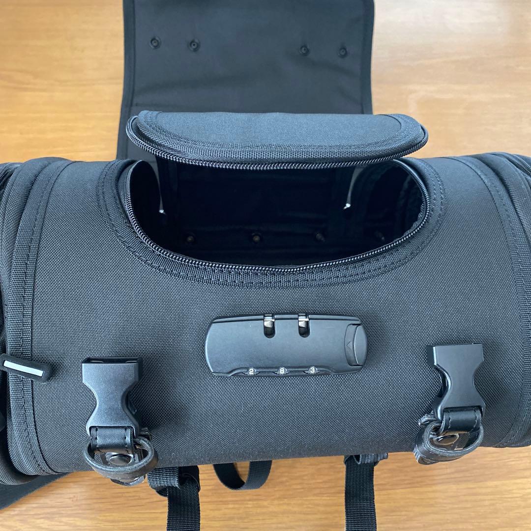 バイク用キャリア ブラック 中型サイドバッグ