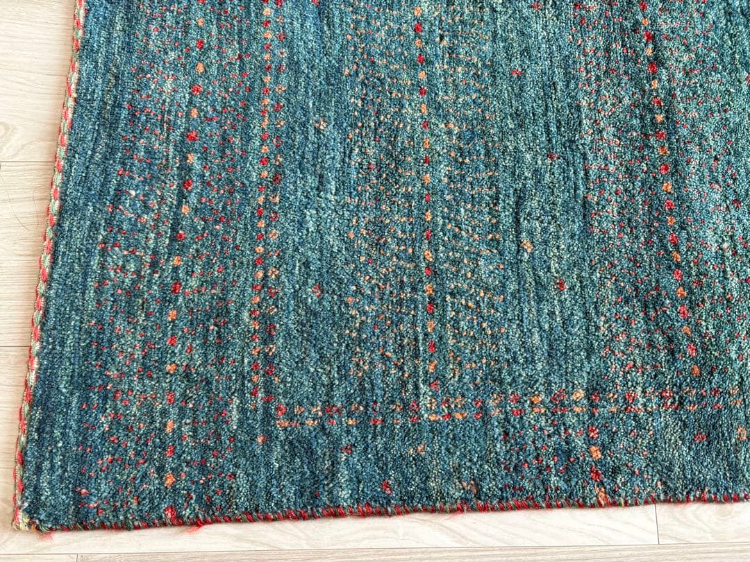 GABBEH ギャッベラグ 153×96cm 手織り 草木染 希少カラー