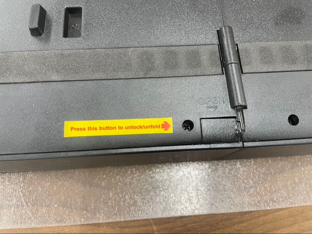 折りたたみ電子ピアノ　88鍵盤　充電タイプ　ブラック