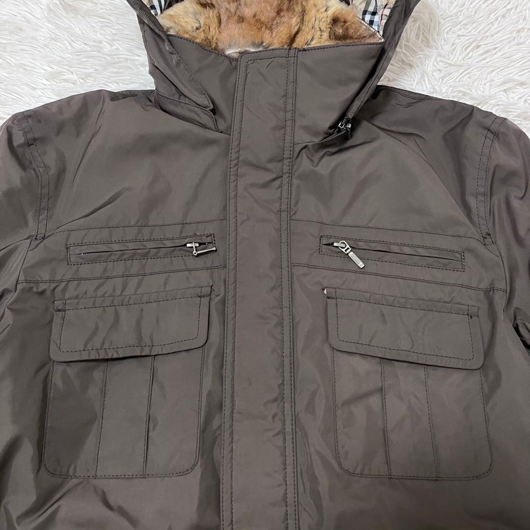 BURBERRY BLACK LABEL ミリタリーコート モッズコート L