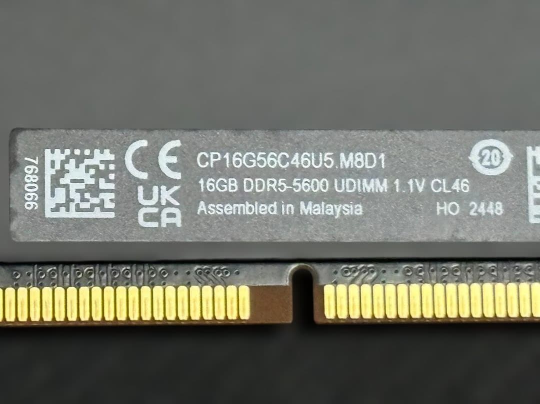 中古 Crucial DDR5 Pro 16GB 2枚組 5600mhz
