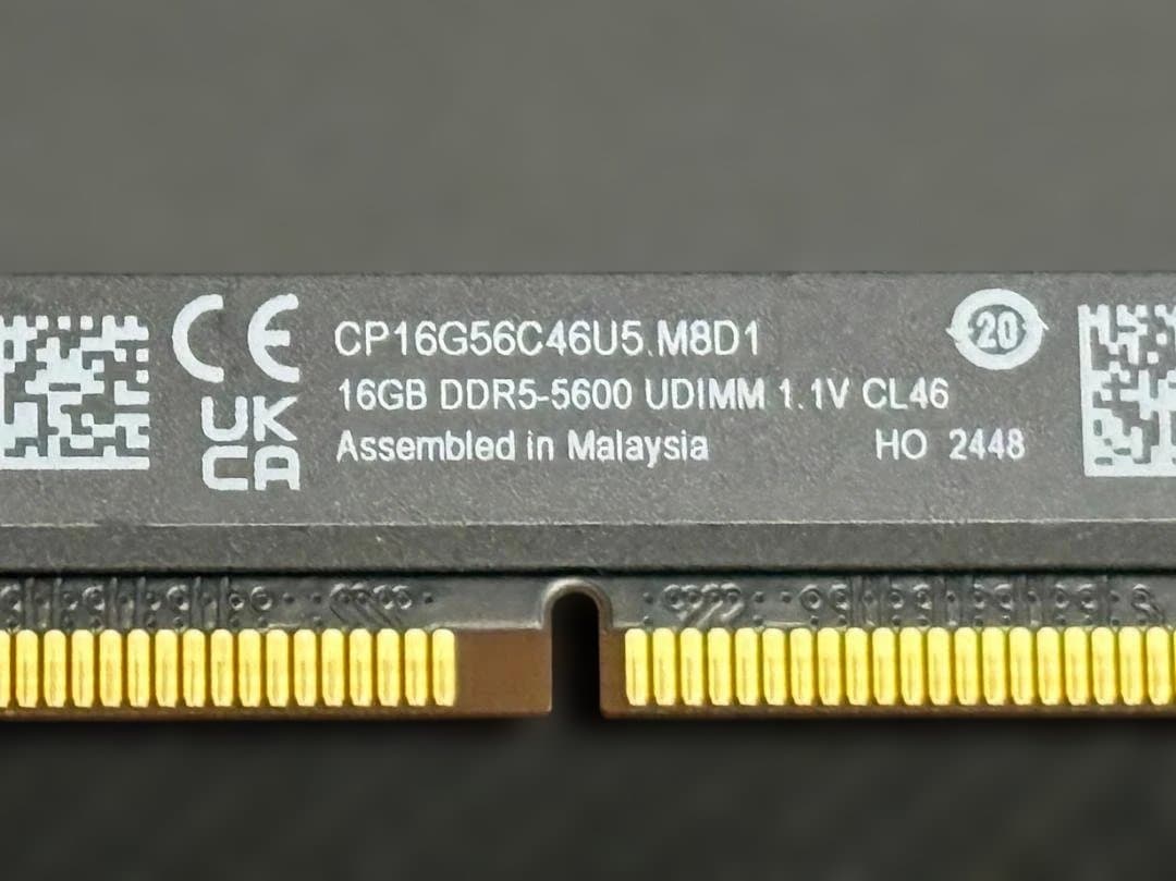 中古 Crucial DDR5 Pro 16GB 2枚組 5600mhz