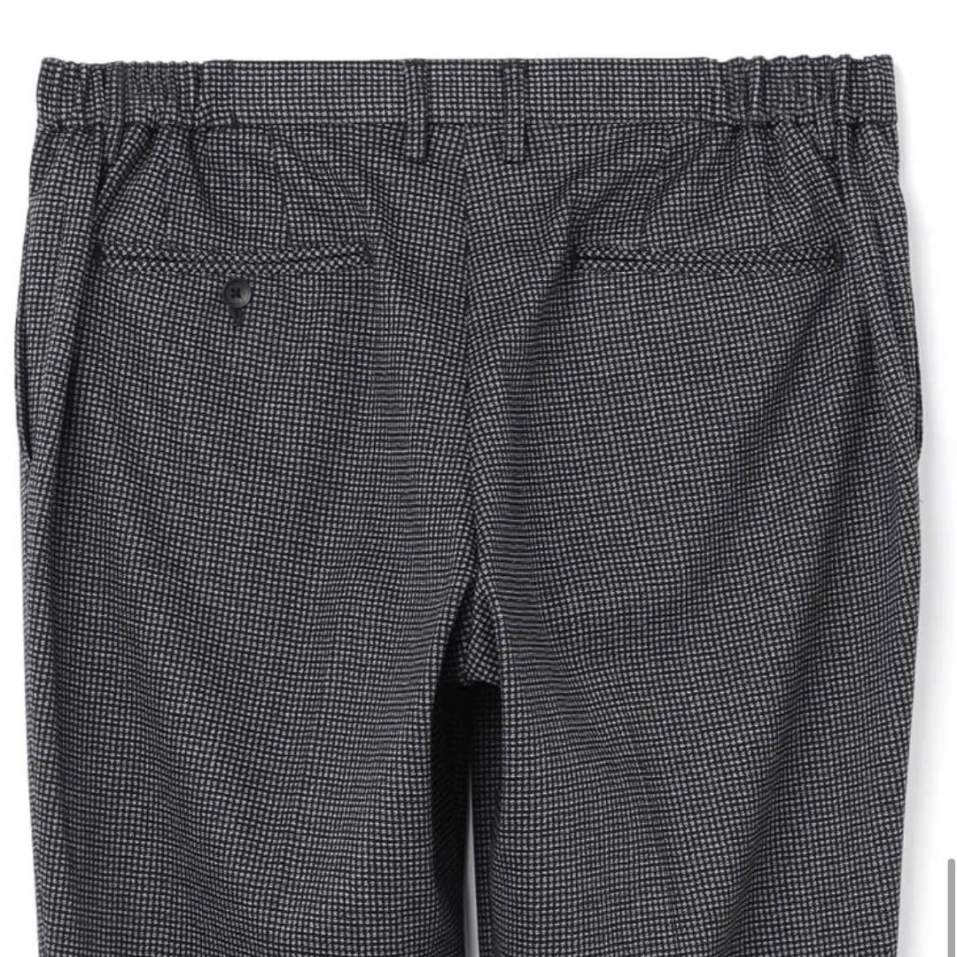 【未使用タグ付】パジャマスーツプリントジャージセット 千鳥格子 グレーゆったりL