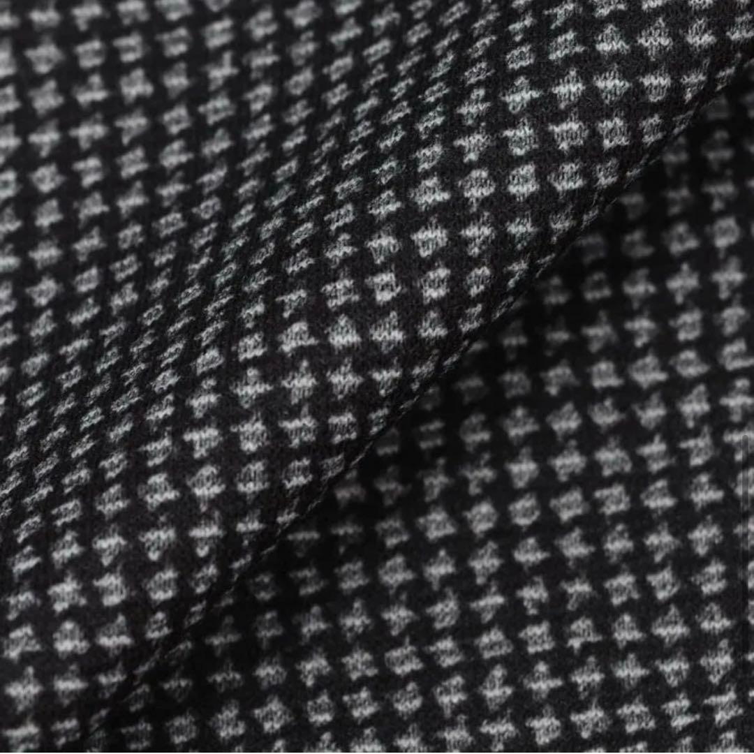 【未使用タグ付】パジャマスーツプリントジャージセット 千鳥格子 グレーゆったりL