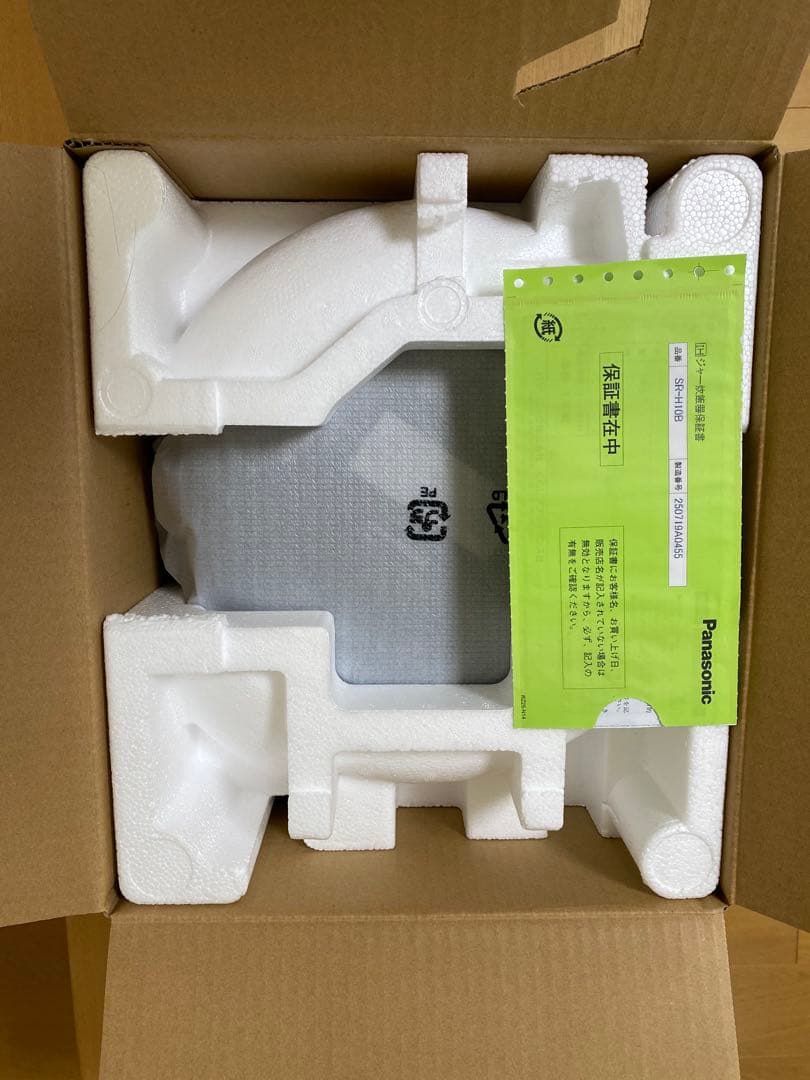 パナソニック IHジャー炊飯器（5.5合炊き）　SR-H10B-K