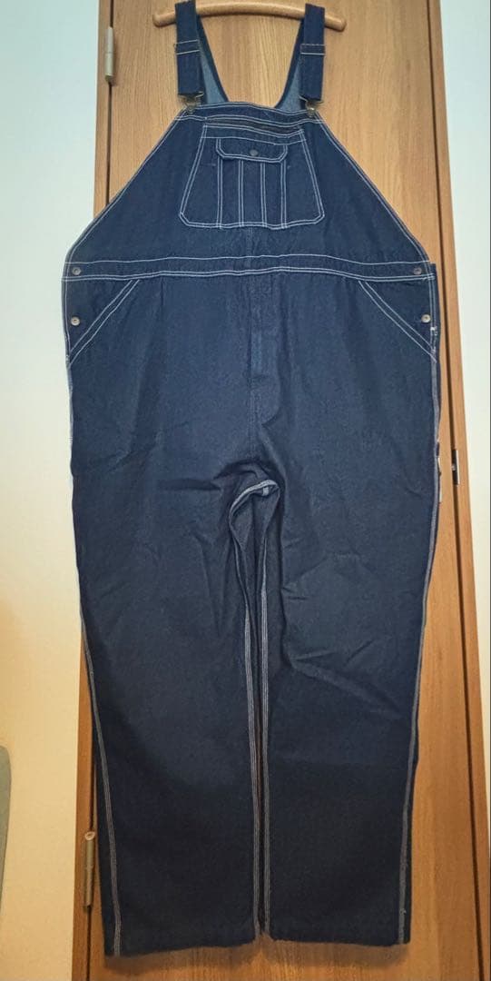 USA古着 REAL WORKS 未使用 オーバーオール w56 ビッグサイズ