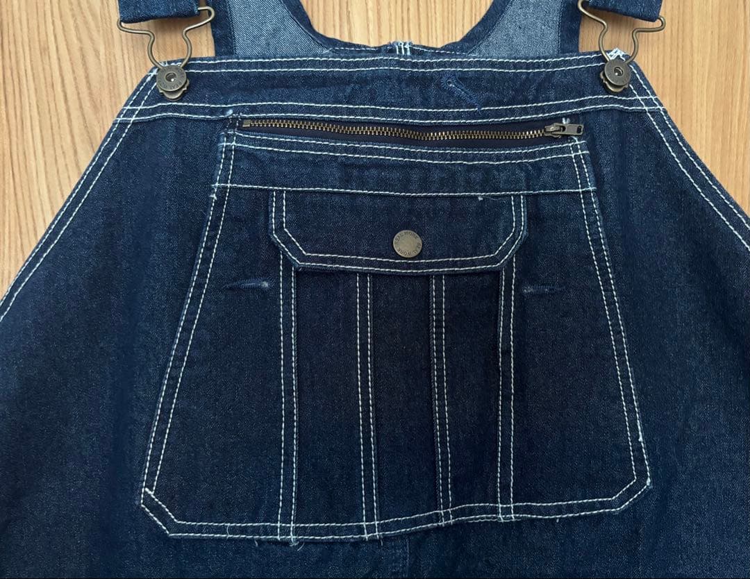 USA古着 REAL WORKS 未使用 オーバーオール w56 ビッグサイズ