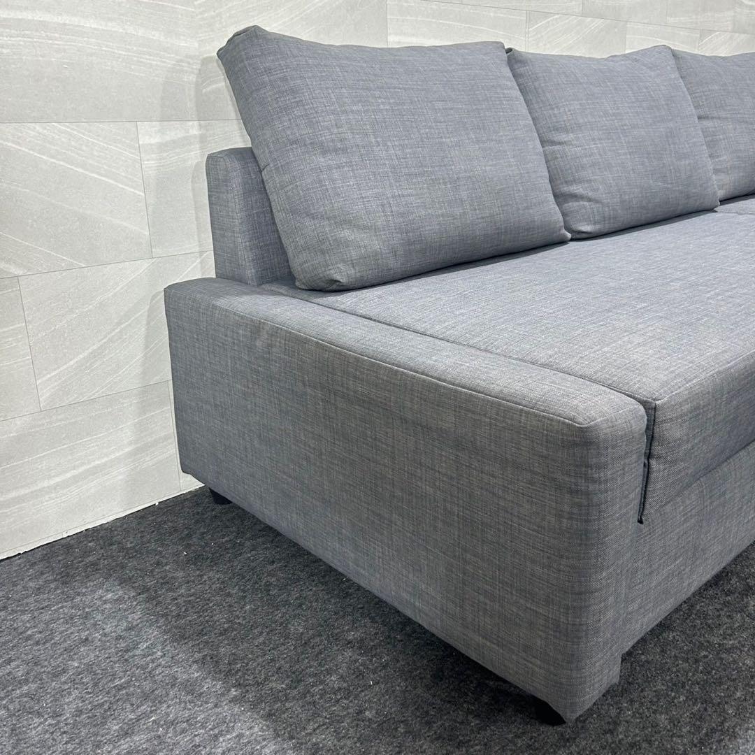 IKEA FRIHETEN フリーヘーテン ソファベッド 収納付き d4522