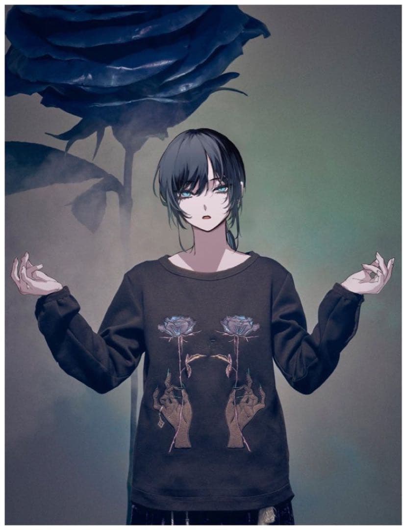 hazama × Ado 一凛の祈跡に添えるスウェットカットソー