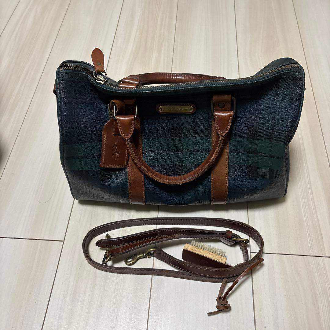 Ralph Lauren ボストンバッグ ダークグリーン