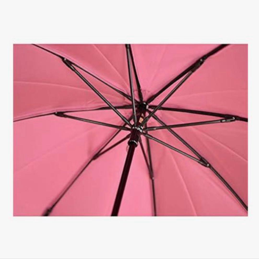 55ｃｍ 甲州織両面 無地 雨晴兼用 べっ甲風手元 ２段折りたたみ傘 小宮商店