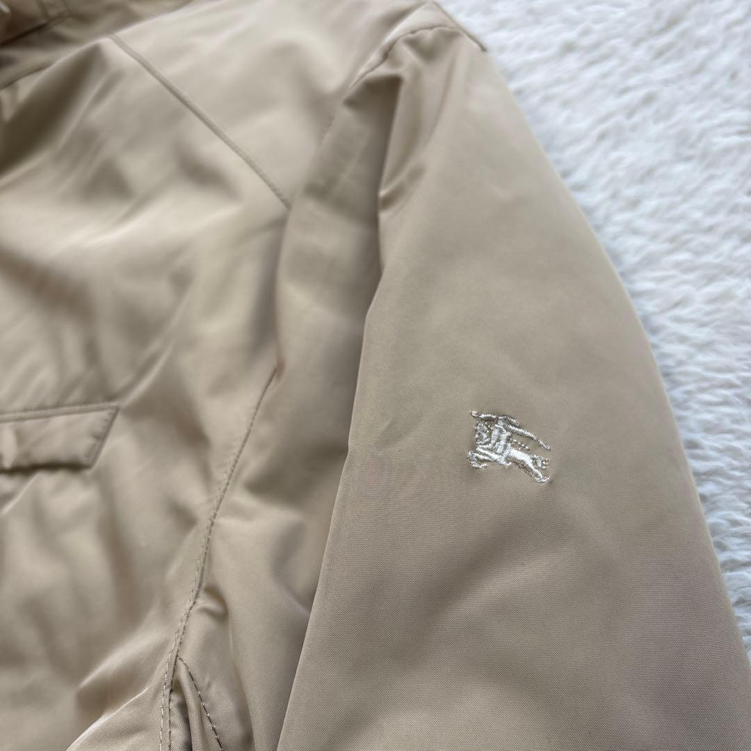 【Ｌサイズ】バーバリーブラックレーベル 中綿 ジャケット ラビットファー